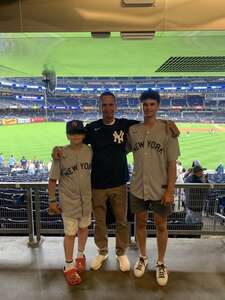 Bartolo attended New York Yankees - MLB vs Baltimore Orioles on May 23rd 2022 via VetTix 