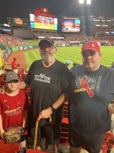 Nathan attended St. Louis Cardinals - MLB vs Miami Marlins on Jun 28th 2022 via VetTix 
