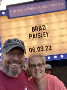 Darrin attended Brad Paisley: World Tour 2022 on Jun 3rd 2022 via VetTix 