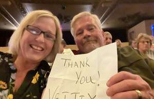 Richard attended Amy Grant on May 19th 2022 via VetTix 