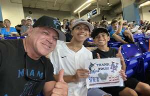 Nora attended Miami Marlins - MLB vs New York Mets on Jun 24th 2022 via VetTix 