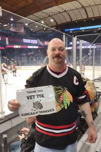 PAUL attended Chicago Wolves - AHL vs Milwaukee Admirals on May 22nd 2022 via VetTix 