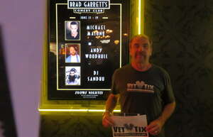 Mark attended Brad Garrett's Comedy Club on Jun 14th 2022 via VetTix 