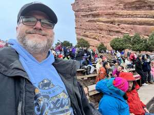 Kevin attended Chris Tomlin Worship at Red Rocks on May 24th 2022 via VetTix 