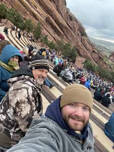 Jesse attended Chris Tomlin Worship at Red Rocks on May 24th 2022 via VetTix 