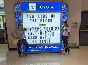Tiffany attended New Kids on the Block: the Mixtape Tour 2022 on May 27th 2022 via VetTix 