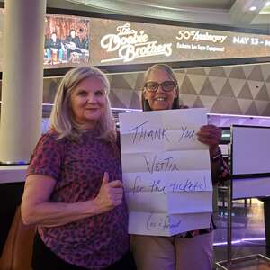 Lois and Friend attended The Doobie Brothers on May 20th 2022 via VetTix 