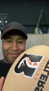 Ben attended Arizona Rattlers - IFL vs Frisco Fighters on May 21st 2022 via VetTix 