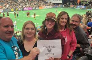Donald attended Arizona Rattlers - IFL vs Frisco Fighters on May 21st 2022 via VetTix 
