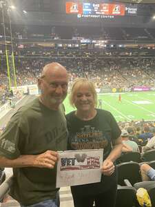 Larry attended Arizona Rattlers - IFL vs Frisco Fighters on May 21st 2022 via VetTix 