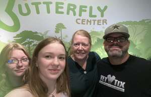 Stewart attended Cockrell Butterfly Center on Jun 5th 2022 via VetTix 