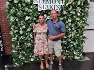 Michael Lisnock attended The Belmont Stakes - Reserved Seating on Jun 11th 2022 via VetTix 