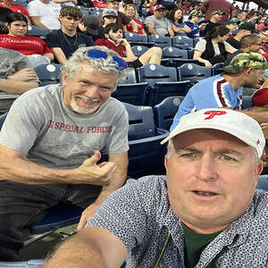 Raymond attended Philadelphia Phillies - MLB vs San Francisco Giants on Jun 1st 2022 via VetTix 