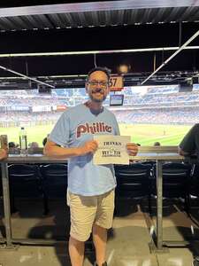 Glenn attended Philadelphia Phillies - MLB vs San Francisco Giants on Jun 1st 2022 via VetTix 