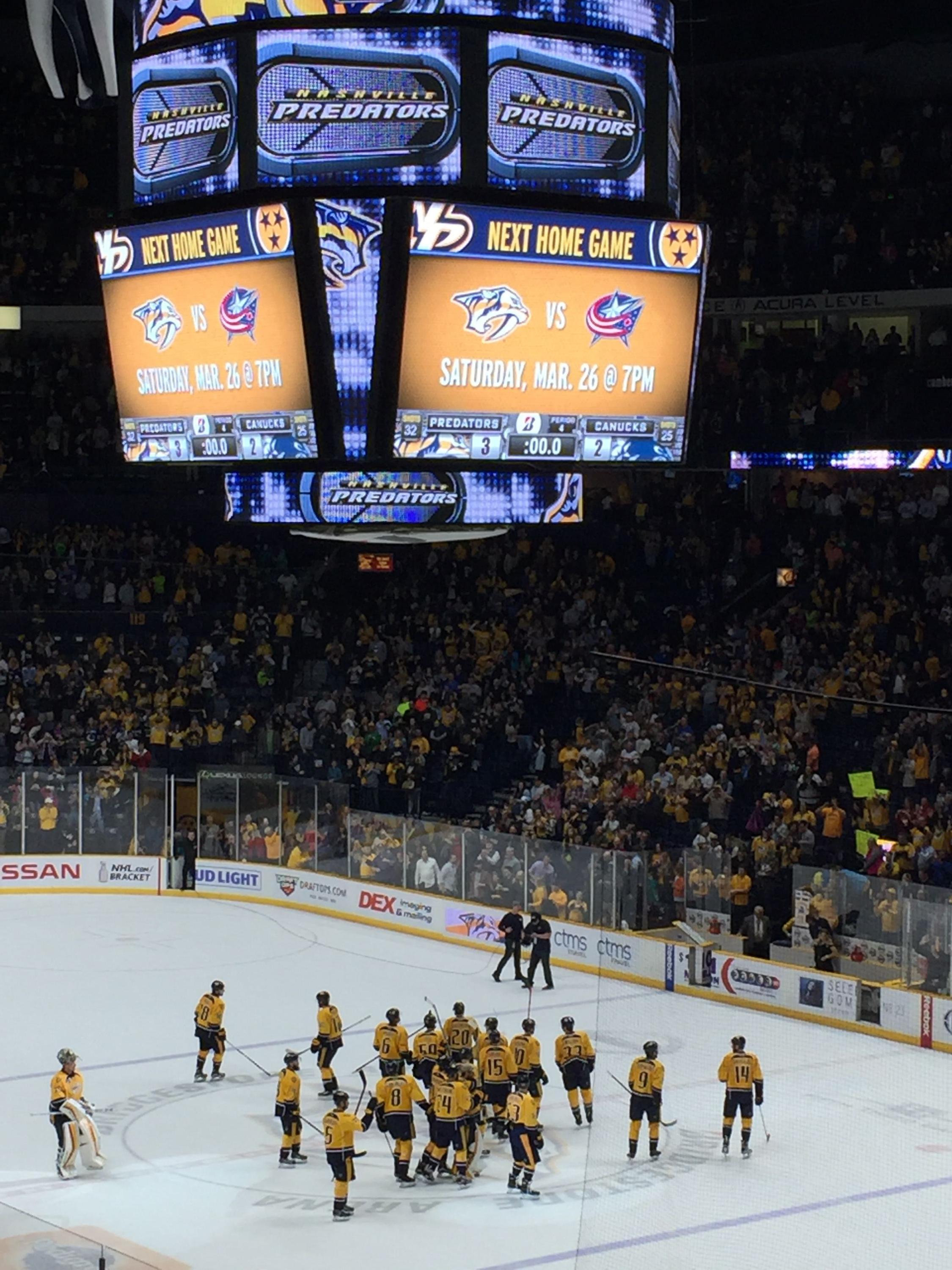 Nashville Predators vs. Vancouver Canucks - NHL
