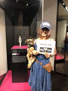 Hilary Jo attended Barbie: a Cultural Icon the Exhibition on May 25th 2022 via VetTix 