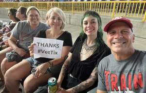 Chad attended Train - Am Gold Tour Presented by Save Me San Francisco Wine Co on Jun 15th 2022 via VetTix 