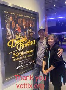 Pit & Perlita attended The Doobie Brothers on May 27th 2022 via VetTix 