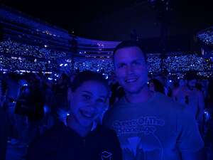 Allen attended Coldplay - Music of the Spheres World Tour on May 29th 2022 via VetTix 