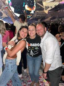 Edward attended Coldplay - Music of the Spheres World Tour on May 29th 2022 via VetTix 