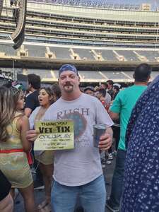 PAUL attended Coldplay - Music of the Spheres World Tour on May 29th 2022 via VetTix 