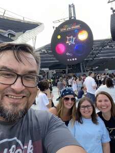 Stan attended Coldplay - Music of the Spheres World Tour on May 29th 2022 via VetTix 