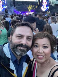 Jessica attended Coldplay - Music of the Spheres World Tour on May 29th 2022 via VetTix 
