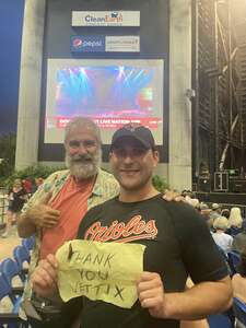 Trent attended Chicago and Brian Wilson With Al Jardine and Blondie Chaplin on Jun 28th 2022 via VetTix 