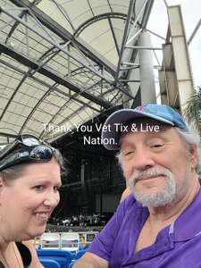 Carlo attended Chicago and Brian Wilson With Al Jardine and Blondie Chaplin on Jun 28th 2022 via VetTix 