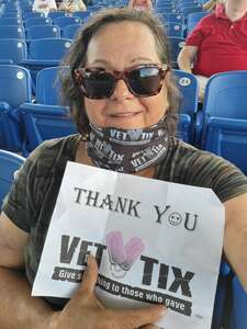 Helene attended Chicago and Brian Wilson With Al Jardine and Blondie Chaplin on Jun 28th 2022 via VetTix 