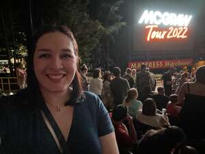 Angelica attended Wmzq Fest Starring Tim McGraw McGraw Tour 2022 on May 28th 2022 via VetTix 