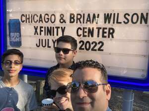 Chicago and Brian Wilson With Al Jardine and Blondie Chaplin