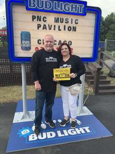 Kelly attended Chicago and Brian Wilson With Al Jardine and Blondie Chaplin on Jul 1st 2022 via VetTix 