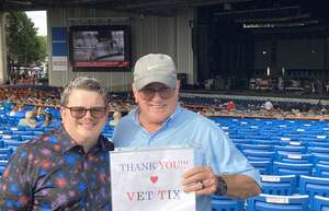 Gregory attended Chicago and Brian Wilson With Al Jardine and Blondie Chaplin on Jul 1st 2022 via VetTix 