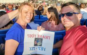 Tim attended Chicago and Brian Wilson With Al Jardine and Blondie Chaplin on Jul 1st 2022 via VetTix 