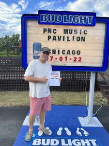 Wayne attended Chicago and Brian Wilson With Al Jardine and Blondie Chaplin on Jul 1st 2022 via VetTix 