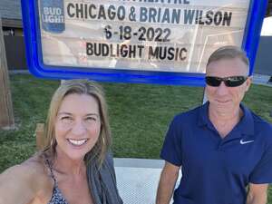 Thomas attended Chicago and Brian Wilson With Al Jardine and Blondie Chaplin on Jun 18th 2022 via VetTix 