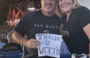 Darrin attended Chicago and Brian Wilson With Al Jardine and Blondie Chaplin on Jun 7th 2022 via VetTix 