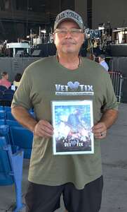 Chuck attended Chicago and Brian Wilson With Al Jardine and Blondie Chaplin on Jun 7th 2022 via VetTix 