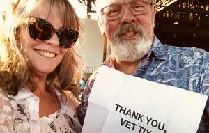 Michael attended Chicago and Brian Wilson With Al Jardine and Blondie Chaplin on Jun 7th 2022 via VetTix 