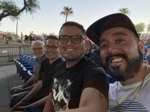 Derrick attended Chicago and Brian Wilson With Al Jardine and Blondie Chaplin on Jun 7th 2022 via VetTix 