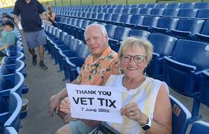 Bruce attended Chicago and Brian Wilson With Al Jardine and Blondie Chaplin on Jun 7th 2022 via VetTix 