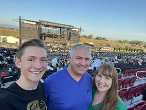 Luke attended Chicago and Brian Wilson With Al Jardine and Blondie Chaplin on Jun 10th 2022 via VetTix 