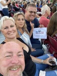 Mike attended Chicago and Brian Wilson With Al Jardine and Blondie Chaplin on Jun 10th 2022 via VetTix 