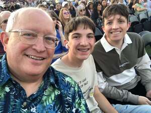 Christopher attended Chicago and Brian Wilson With Al Jardine and Blondie Chaplin on Jun 10th 2022 via VetTix 