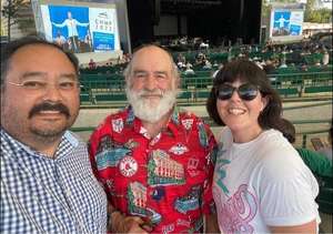 Thomas attended Chicago and Brian Wilson With Al Jardine and Blondie Chaplin on Jun 25th 2022 via VetTix 