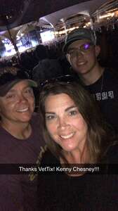 Christy attended Kenny Chesney: Here and Now Tour on Jun 2nd 2022 via VetTix 