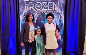 Cheryl Green attended Disney's Frozen on Jun 24th 2022 via VetTix 