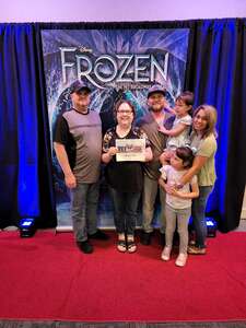 A. Ramsey attended Disney's Frozen on Jun 24th 2022 via VetTix 