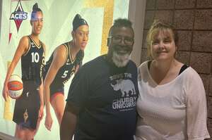 Roderic attended Las Vegas Aces - WNBA vs Connecticut Sun on May 31st 2022 via VetTix 